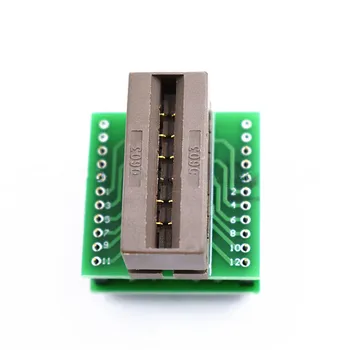 

0603 packaged chip capacitor to DIP belt board (6 station) aging seat high temperature gold plating test fixture socket programm