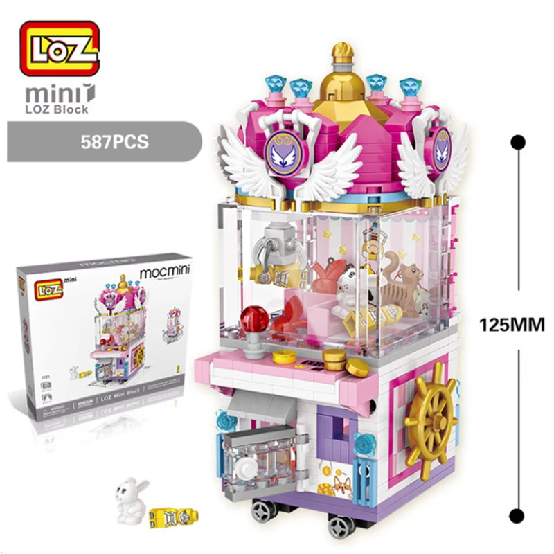 LOZ building blocks mini small particle children s educational toys DIY playground Ferris wheel mosaic 3