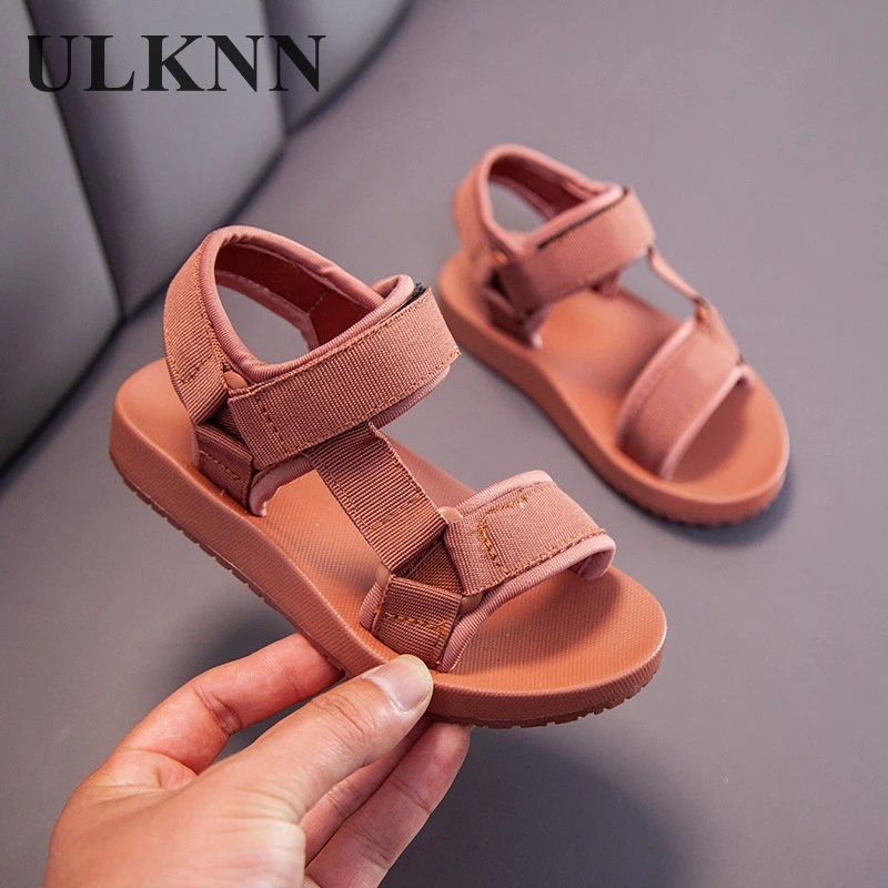 Boys Sandals School-Shoes ULKNN Breathable Rubber Casual Open-Toe