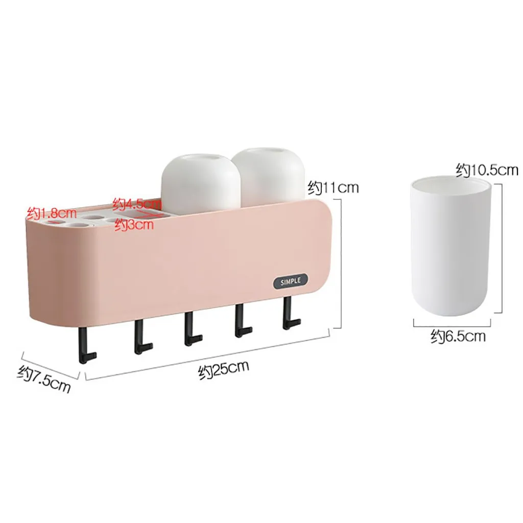 Ванная комната с драпировками кухня держатель для утвари Зубная щётка стеллаж для хранения