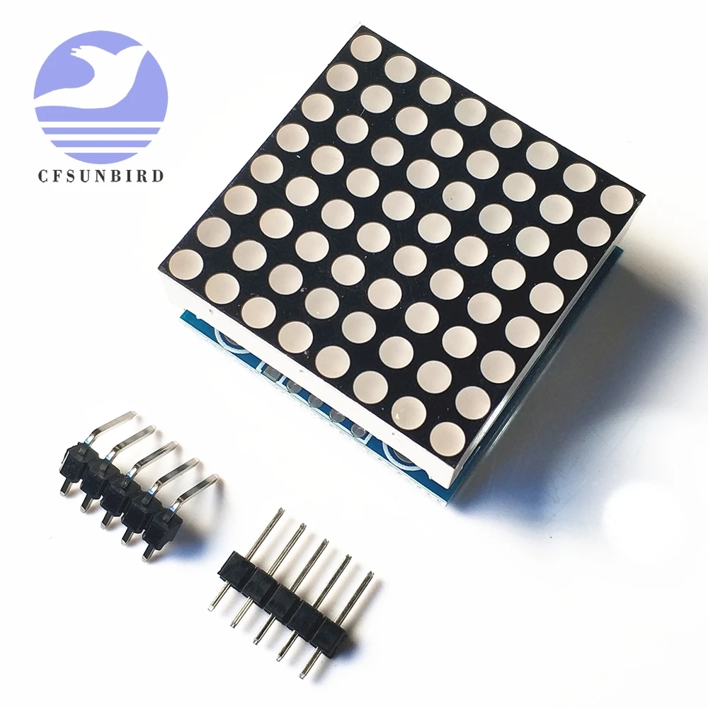 MAX7219 точечный матричный модуль микроконтроллер модуль DIY KIT MCU светодиодный дисплей модуль управления Комплект - Цвет: welding