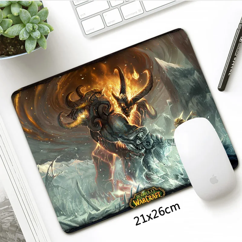 21x26 см Hearthstone коврик для мыши геймер Heroes Of Warcraft нескользящий коврик для мыши Прочный офисный коврик для ноутбука ноутбук подарок