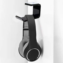 Акриловая подставка для наушников прочный держатель гарнитуры Вешалка для наушников Настенный/настольный дисплей Кронштейн вешалка для наушников черный Высокое качество