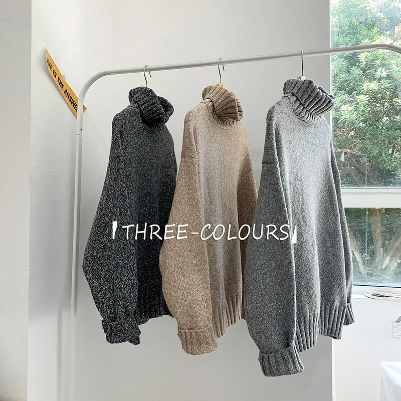 Зимний повседневный мужской свитер Slim Fit Knittwear мужской s свитер мужской отложной воротник толстый свитер Размер M-3XL