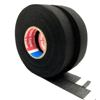 

5pcs/Set 19mm*15M Cloth Fabric Adhesive Tape Wiring Harness Tapes Cable Heat-resistant Protection Accessories for Looms Car Auto