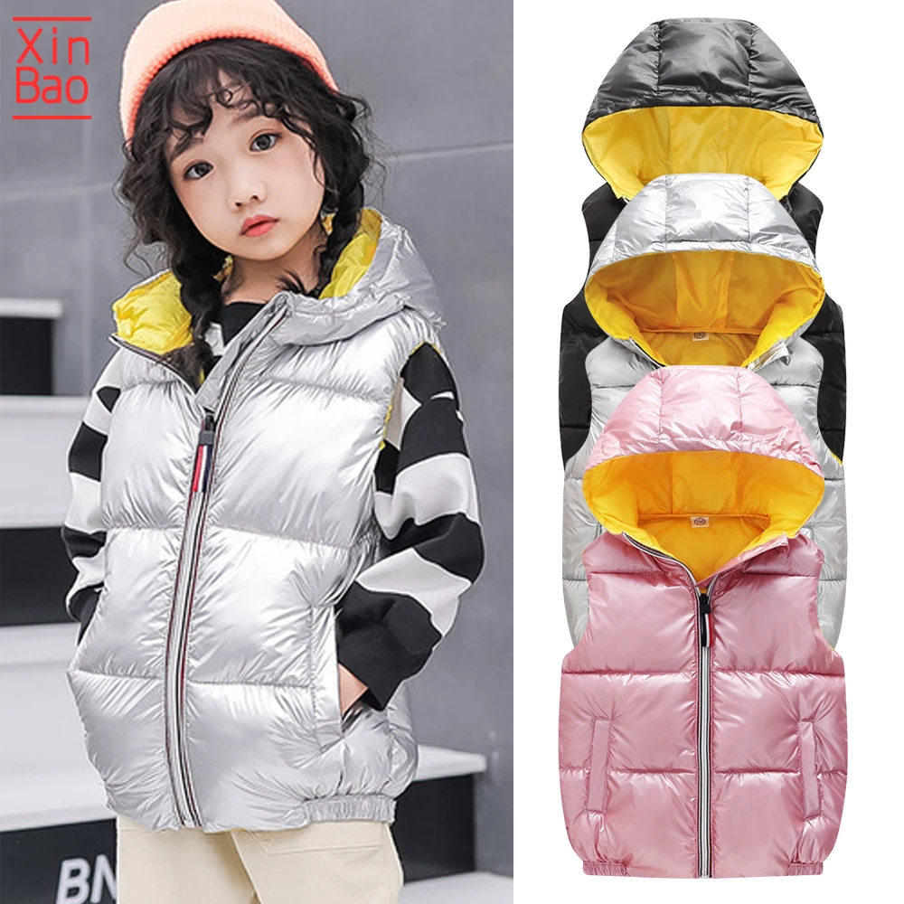Детский жилет XINBAO верхняя одежда зимние осенние пальто теплый хлопковый с