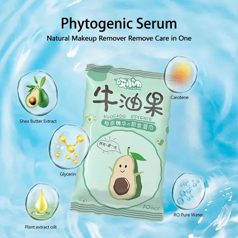 Portable Cleaning Makeup Remover Wipes 10pcs/pack