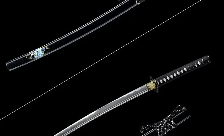1060 Katana Swords Carbon steel blade Katana real Japanese Full Tang Sword Samurai Swords sharp edge Home Decorative Metal Craft