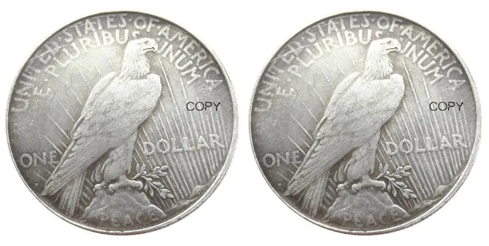 США 1926/1926 два лица мира доллар Посеребренная копия монеты | Дом и сад