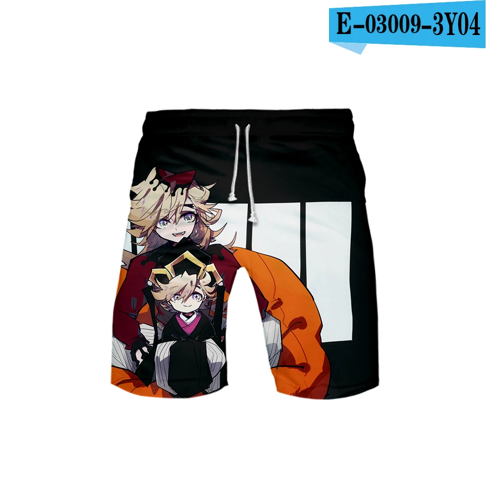 3D Demon Slayer Kimetsu no Yaiba повседневное пляжное короткое штаны дышащие летние шорты Новое поступление Классные мягкие большие размеры - Цвет: 3Y04