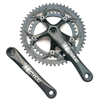 

Alloy Bike Crankset Chainring Road Folding Bicycle Chain Ring 130BCD 170mm Crankarms for 113mm BB Bike Chianring Crankarms