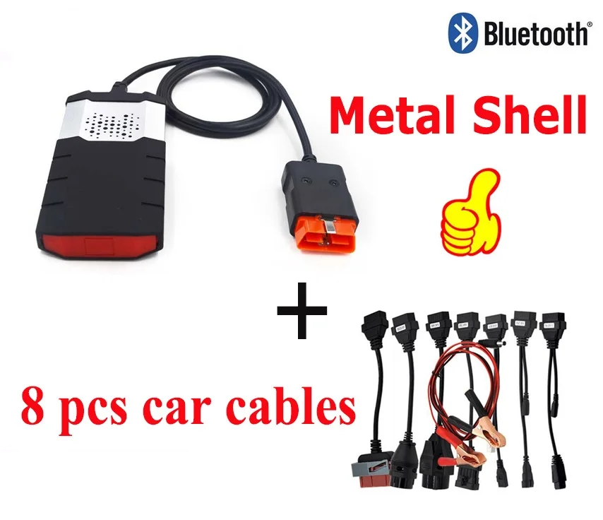 

2019 New vci with bluetooth USB vd ds150e cdp pro 2016.r0 with keygen for delphis obd obd2 cars & trucks diagnostic tool