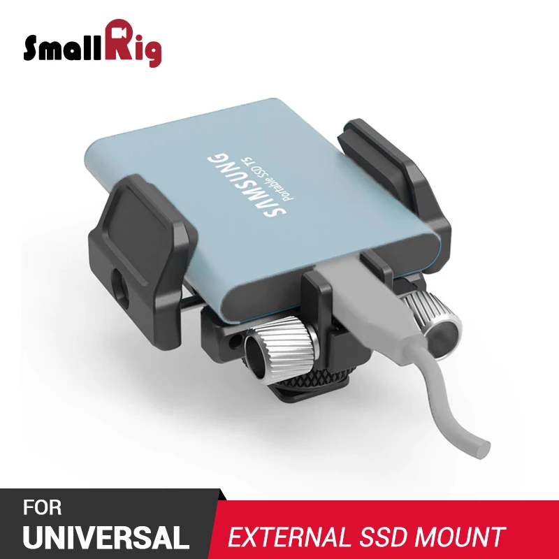  SmallRig DSLR Kamera Clamp Universal Halter Halterung für Externe SSD für Samsung T5 SSD für Angelb