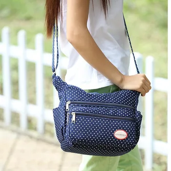 

Ladies canvas shoulder bag fashion casual crossbody bag multiple functions