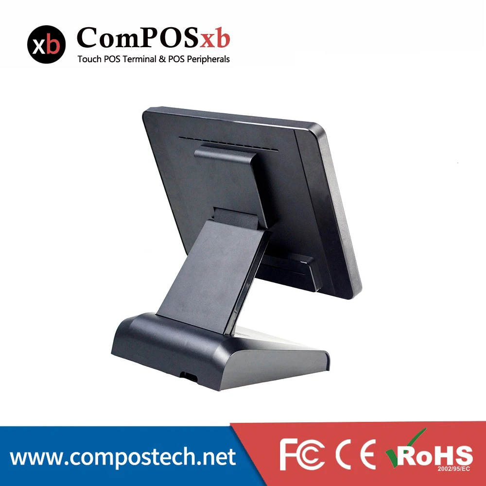 15 inch resistive touch screen pos system thermal printer point of sale system pos pc for restaurant