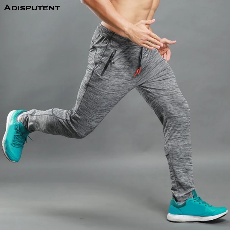Осенние мужские брюки для бодибилдинга уличные спортивные штаны бега однотонные