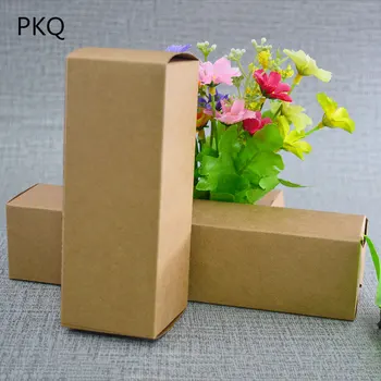 

25 sizes,Brown kraft paper box for Cosmetic Perfume package,Essential Oil bottle packaging Box,Wedding Christmas party supplies