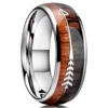 92106-ff8d07.jpg Bagues en titane et acier pour hommes, couleur violette, incrustation de coquille d'ormeau colorée, anneaux en acier inoxydable pour hommes, bijoux de mariage