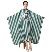 Парикмахерская профессиональная накидка для укладки волос, Парикмахерская для стрижки волос в стиле ретро, полосатая ткань, Парикмахерская накидка