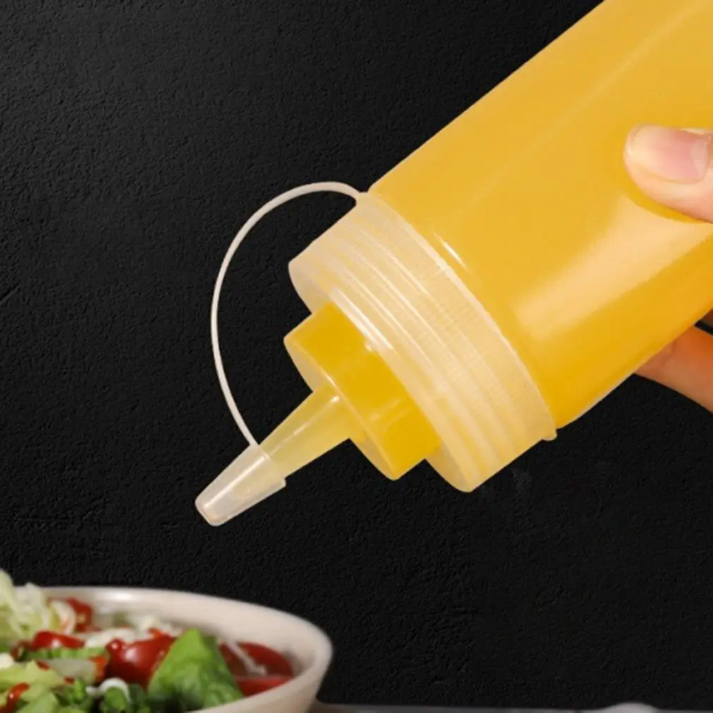 Plastic Leak proof Salad Squeeze Bottle Seasoning Bottle Seasoning