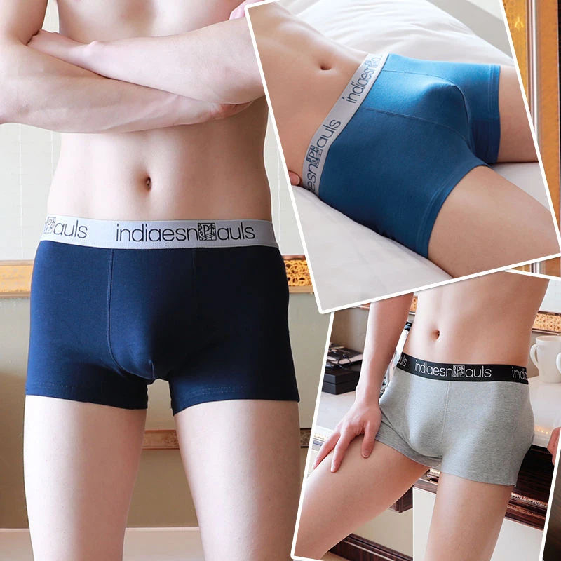 1lot\u003d2/pcs Teen panties cotton Men's 
