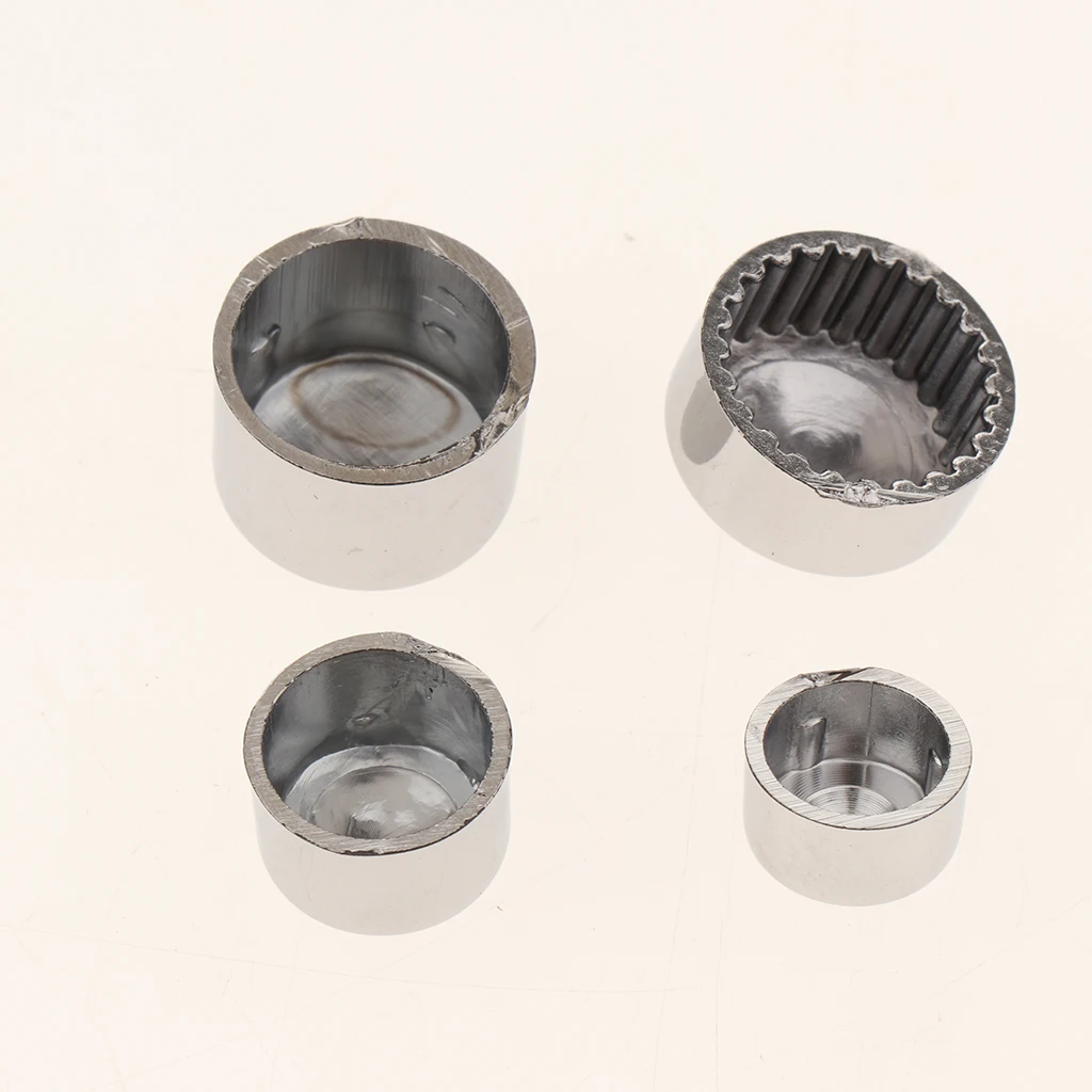 80x Motorbike Chrome ABS Bolt Toppers Caps Covers kit for Harley FLT/FLH Motorcycles