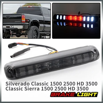 

Third Brake Light LED Stop Tail Lamp High Mount Brake Light for Chevy Silverado GMC Sierra 1999-2006 (Smoke)5978318