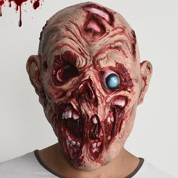 

Frighten mascara hallowen Bloody Halloween Party Supplies Cosplay Horror Props Scary Halloween Mask zombie mask For Masquerade