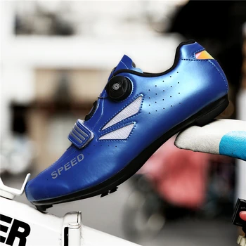 

2020 new outdoor breathable large size MTB cycling shoes, road racing bicycle ankle boots, self-locking sneakers for men