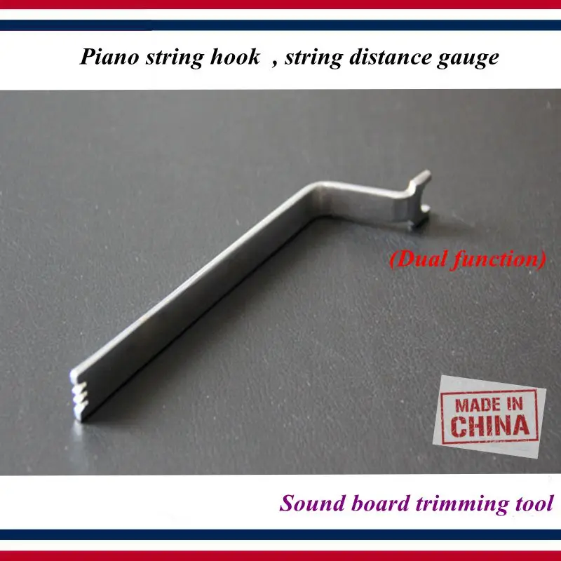 

Piano tuning maintenance tools - Piano repair tool - Piano string hook , string distance gauge (Dual function) - Piano parts