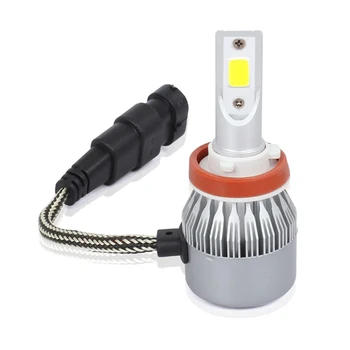 

Car LED Lights C6 H8/9/11 8000K 12000LM High Low Beam Bulb Waterproof Lamps Part