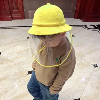 

4-8 years old Children Anti-spitting Protective Hat Dustproof Cover Peaked Hat summer fashion Dustproof Cover Peaked Caps Hats