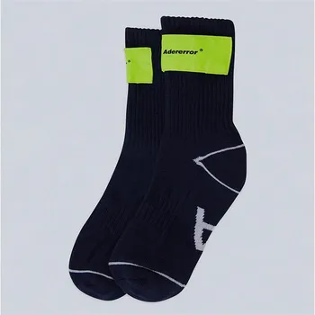 

Ader Error Crew Socks High QualityAdererror Socks Men Women Unisex Sticking Cloth PATCH Logo