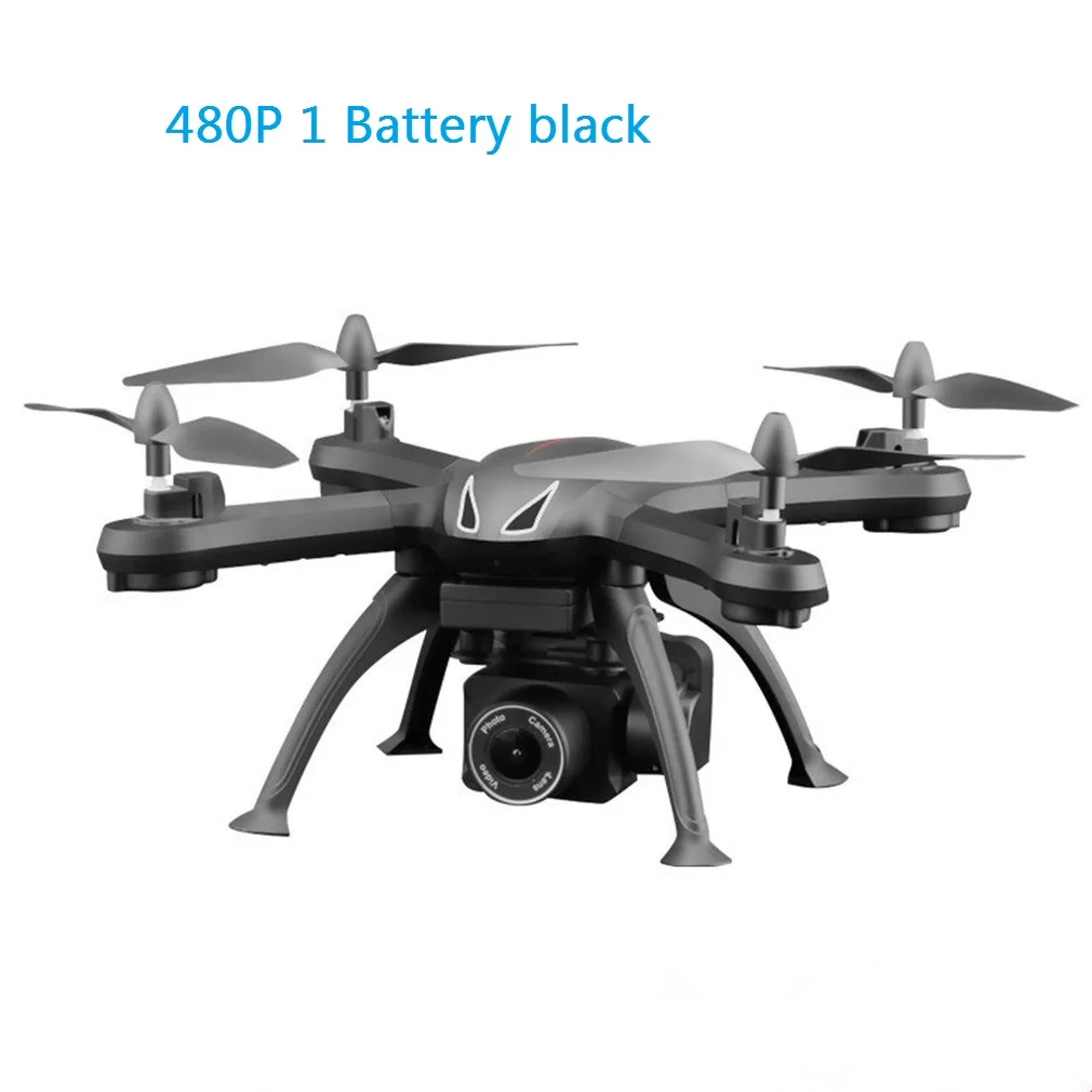 480p 1 battery black X6S RC Drone 4K 1080p quadcopter with 720p 480p HD Camera 2.4GHZ Wifi FPV Drones Aerial Photography dron long time rc Airplane - Цвет: 480p 1 battery black