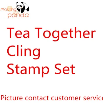 

MovingPanda JC086 Tea Together Stamp Set Metal Cutting Dies and stamps for scrapbooking and making paper for cards