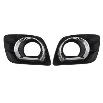 

2Pcs Front Bumper Fog Light Lamp Cover Trim for Pontiac Vibe 2009-2011
