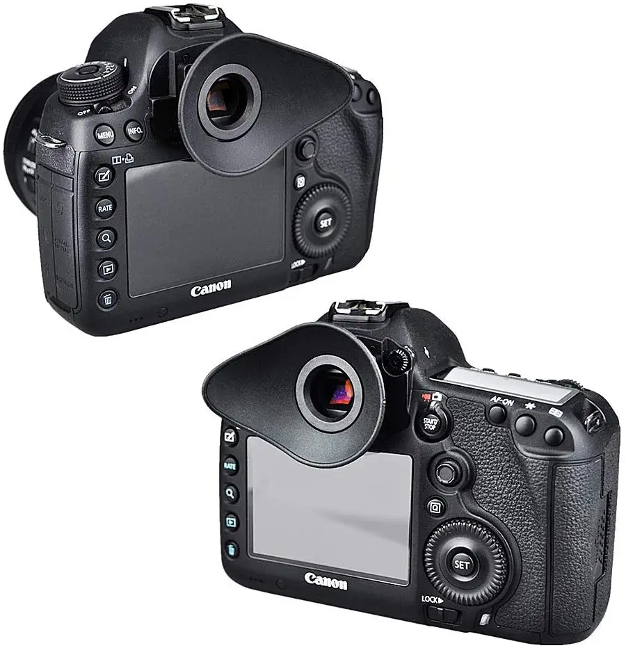 2X Copa ocular de caucho Ocular Visor para Canon EOS 200D 350D 400D 450D 500D 600D