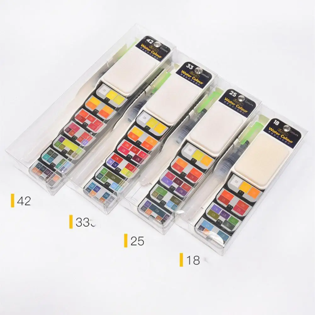 

Watercolor Paint Set Colors Solid Paint for Painting Powder Paint Art Supplies