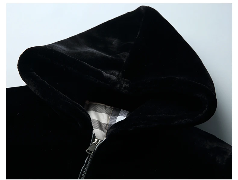 Mu Yuan Yang модное повседневное зимнее теплое пальто из искусственного меха Мужская зимняя бархатная куртка на молнии из искусственного меха Мужская Верхняя одежда с капюшоном