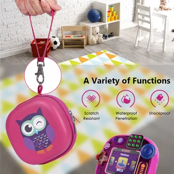 

Portable Cartoon Storage Bag Protective Case for Leapfrog Rockit Twist Handheld Learning Game Machine Carrying Case Handbag