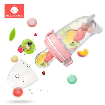 

Baby Food Feeder with Pacifier Clip Holder Infant Baby Teether Fruit Feeder Pacifier Infant Food Pacifier Silicone Teething Toys