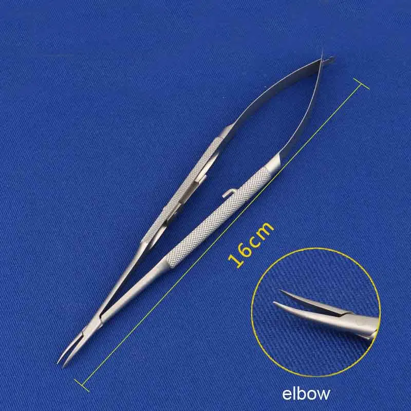 Microscopic ophthalmic instrument lock-type needle holder cosmetic plastic surgery double eyelid embedding surgery tool needle c - Цвет: Оранжевый