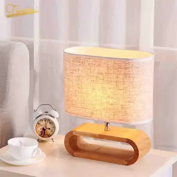 

Modern Minimalist Fabric LED Table Lamp Lighting Nordic Creative Reading Table Lights Bedside Bedroom Study Table Lamps Device