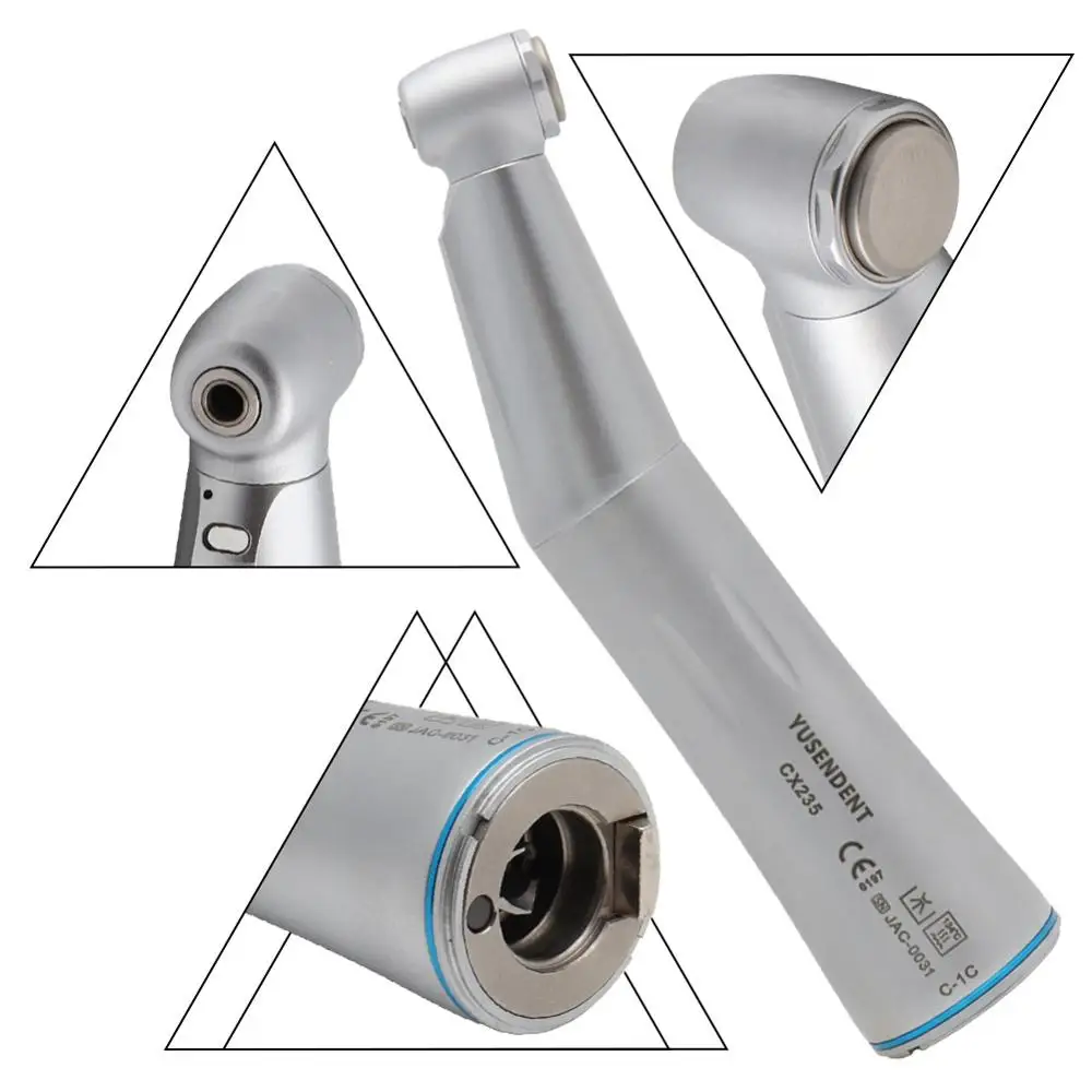 

Стоматологический наконечник под углом, волоконно-оптическая внутренняя вода, низкоскоростной наконечник воздушной турбины, CX235-1C COXO/yusdent