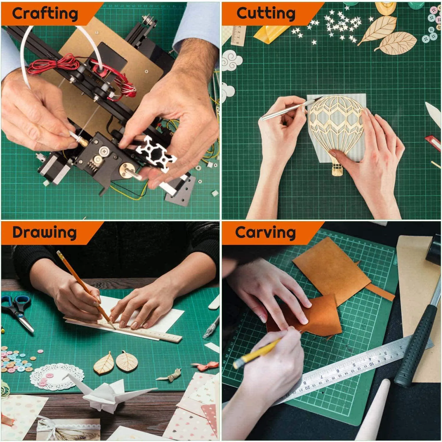 A4/A3/A2/A1 Oversize Double-sided Cutting Mat Cutting Board Table Mat  Cutting Backing Plate Desktop Office Manual Supplies