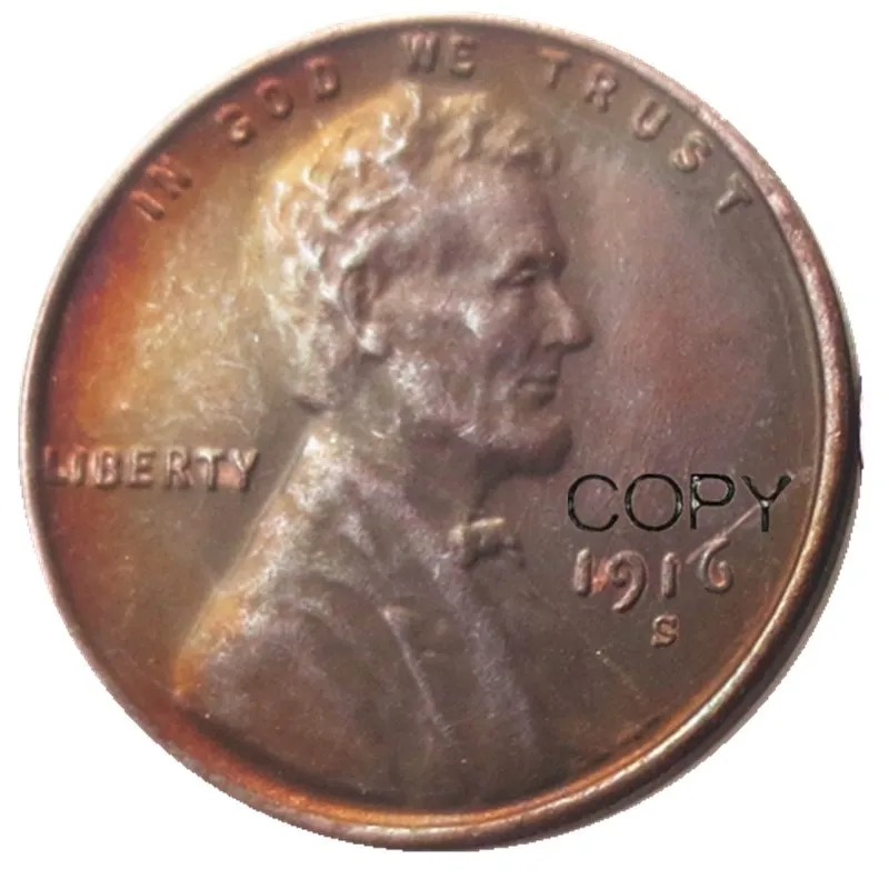 

US 1916S One Cent 100% Copper Copy Coin