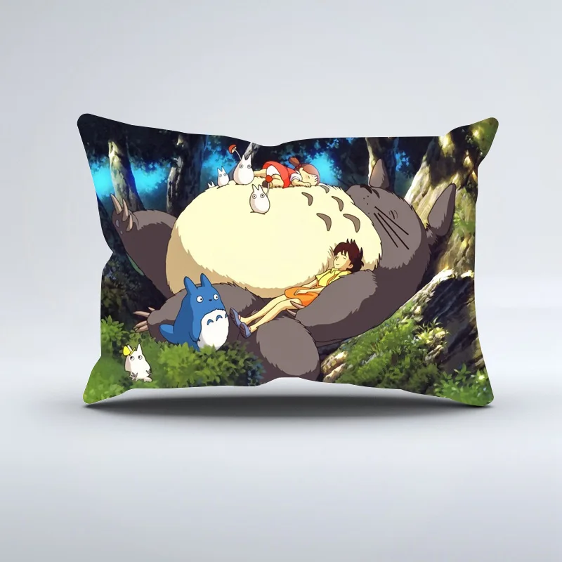Наборы постельного белья простыни королевского размера кровать Totoro Комплект постельного белья из хлопка с героями мультфильмов Totoro Edredones Y Conjuntos De Ropa De Cama Комплект постельного белья