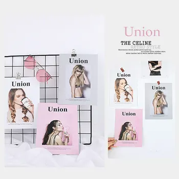 

Beautiful Magazine Paper Card Kits INS Photography Background Photo Shooting Adornment Props for Perfume Makeup Tools Cosmetics