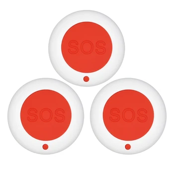 EWeLink bezprzewodowy przycisk zdalnego połączenia SOS przycisk awaryjny 433MHz opiekun Pager Home bezpieczny System alarmowy dla pacjentów w podeszłym wieku tanie i dobre opinie CN (pochodzenie) Wireless SOS Emergency Button S5216