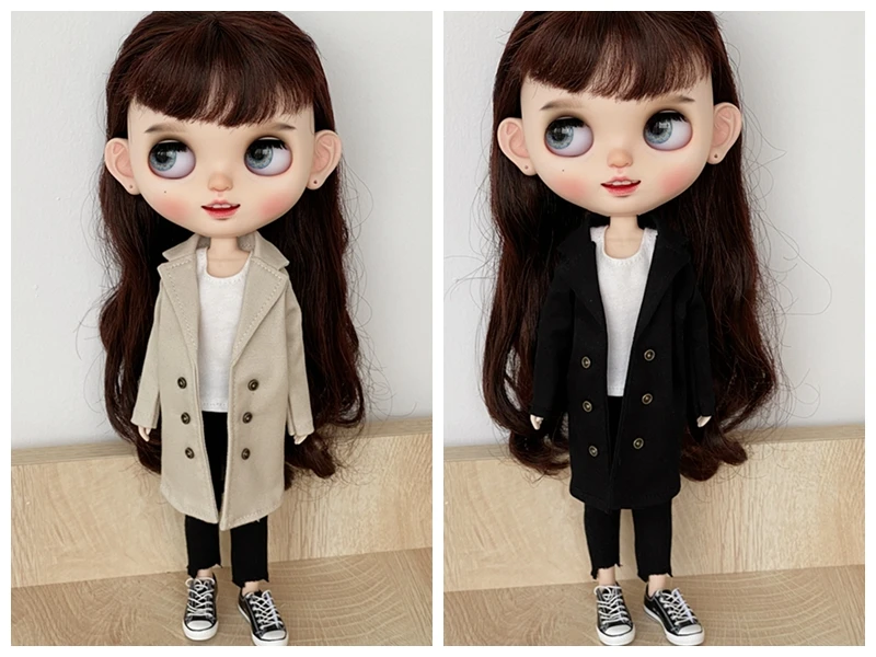 

Blyth OB24 Azone Licca OB22 Girl BJS Doll Clothes Top Bottom Shirt Coat Suits Pants LE02